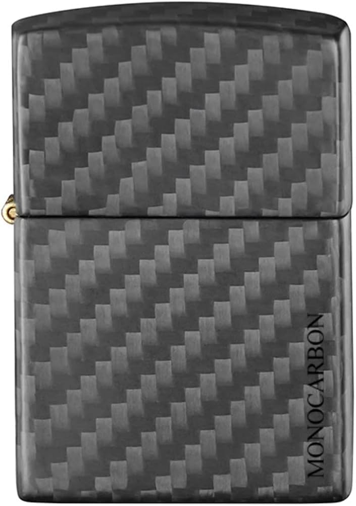 MONOCARBON Real Carbon Fiber Lighter Case [only Outside case] Slim